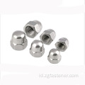 Din1587 kacang kubah baja stainless acorn kacang segi enam acorn